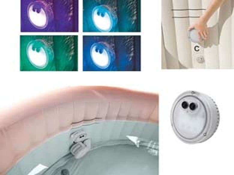 Luce a LED Multicolor per Bubble Spa Peso 0,43 kg (28503) Intex
