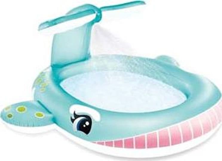 Piscina Gonfiabile Ovale Balena +2 Anni 201 CMX196X91H. Peso 3 kg (57440) - 4