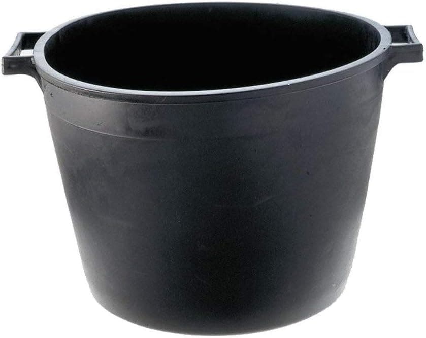 Cassa per Macerie Tonda 45 l in Plastica Nera Rinforzata Secchio - 3