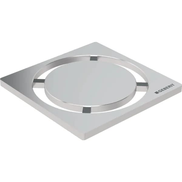 Griglia INOX per Sifone Doccia Design 8 x 8 Rotondo Geberit - 5