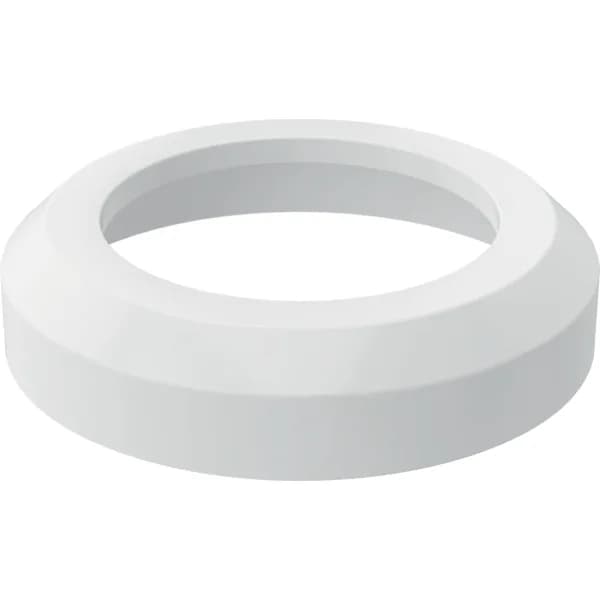 Rosone Bianco da Parete per Curva WC 90 ° Dm 100 H 86 Geberit - 4