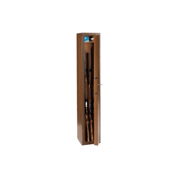 Armadio Portafucili con Tesoretto Effetto Legno 5 Posti Ideal Star - 4