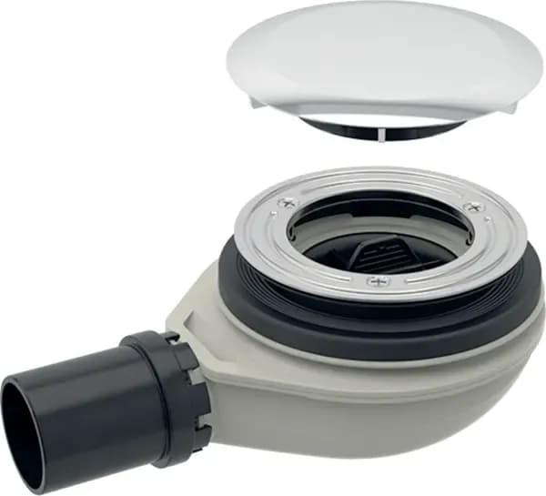 Sifone Doccia Geberit D90 con Tappo per Piletta Altezza della Chiusura - 6