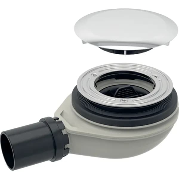 Sifone Doccia Geberit D90 con Tappo per Piletta Altezza della Chiusura - 6