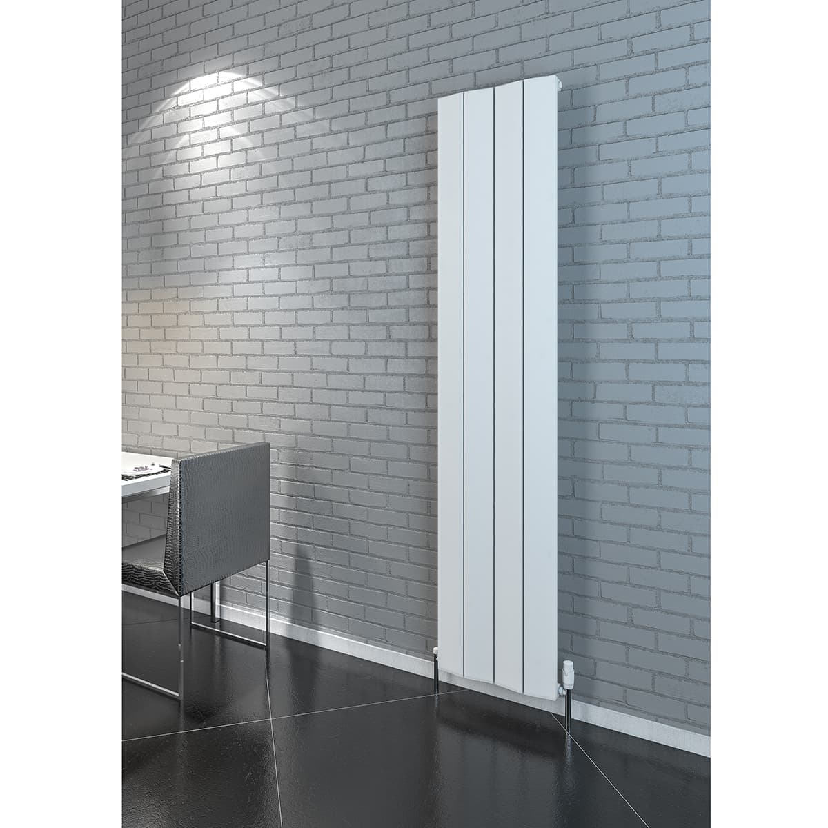 Termoarredo Linea Oasi H1800 Nymo Bianco L 375 mm - 3