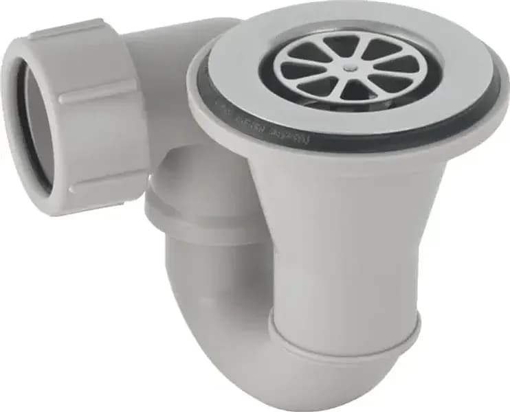 Piletta Sifone per Piatto Doccia Foro 60 con Griglia Uscita Ø 40 H 12,5 - 4