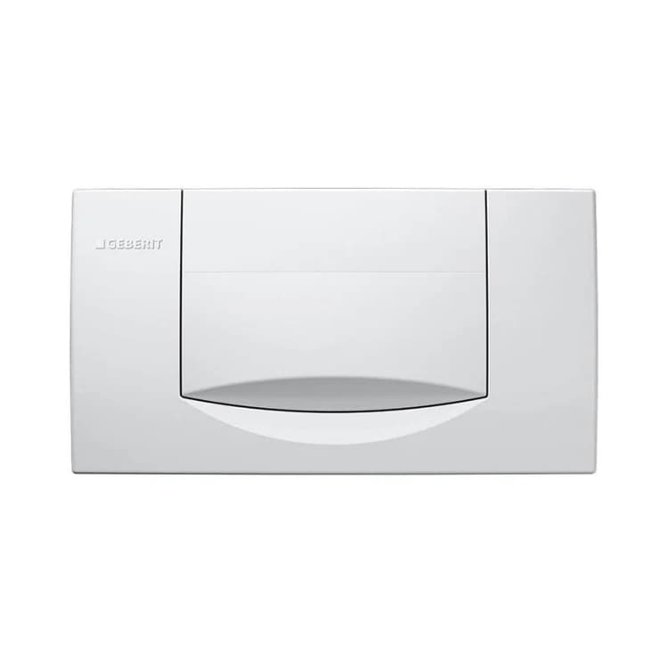Placca di Comando Twin Line Mono Tasto Bianca Geberit 115.222.11.1 - 4