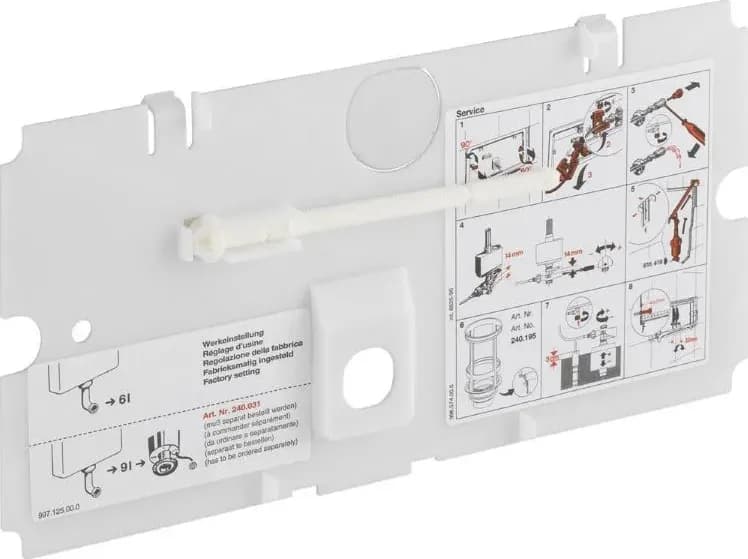 Placca Piastra di Protezione Completa Geberit 240.073.1 - 4