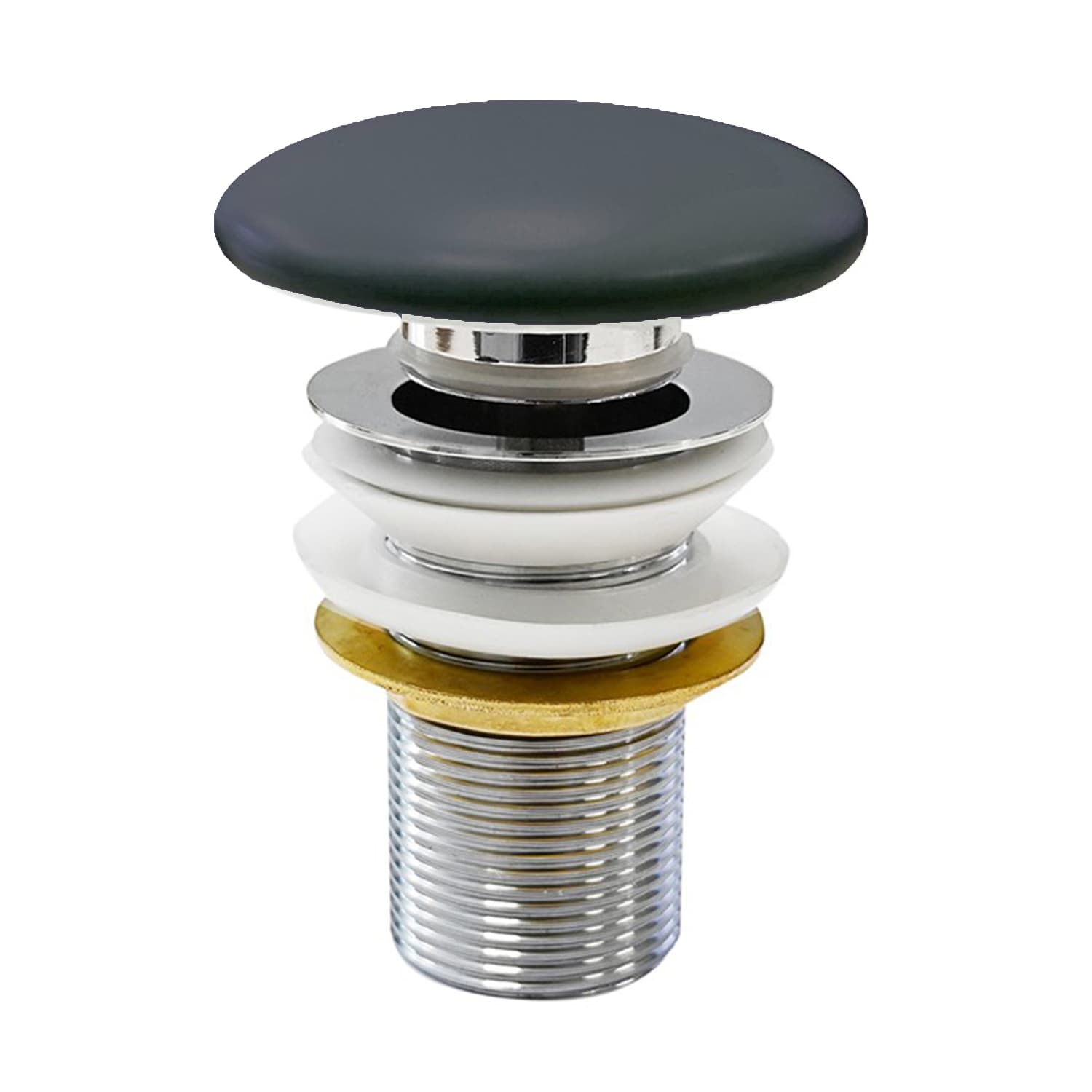 Piletta Scarico Click Clack Infinity Senza Troppopieno Nymo Antracite Opaco - 3