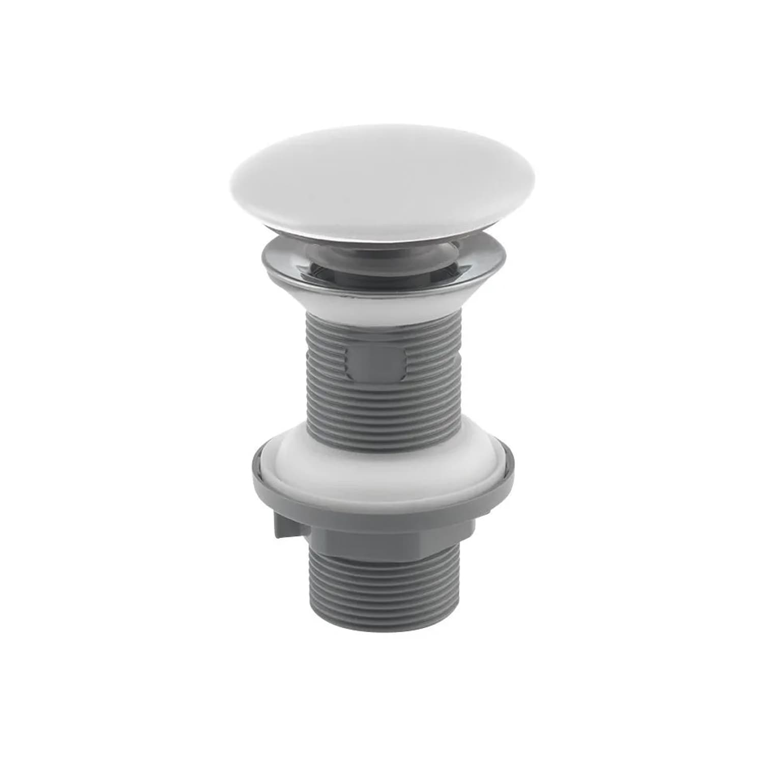Piletta Scarico Click Clack Infinity Senza Troppopieno Nymo Bianco Opaco - 3