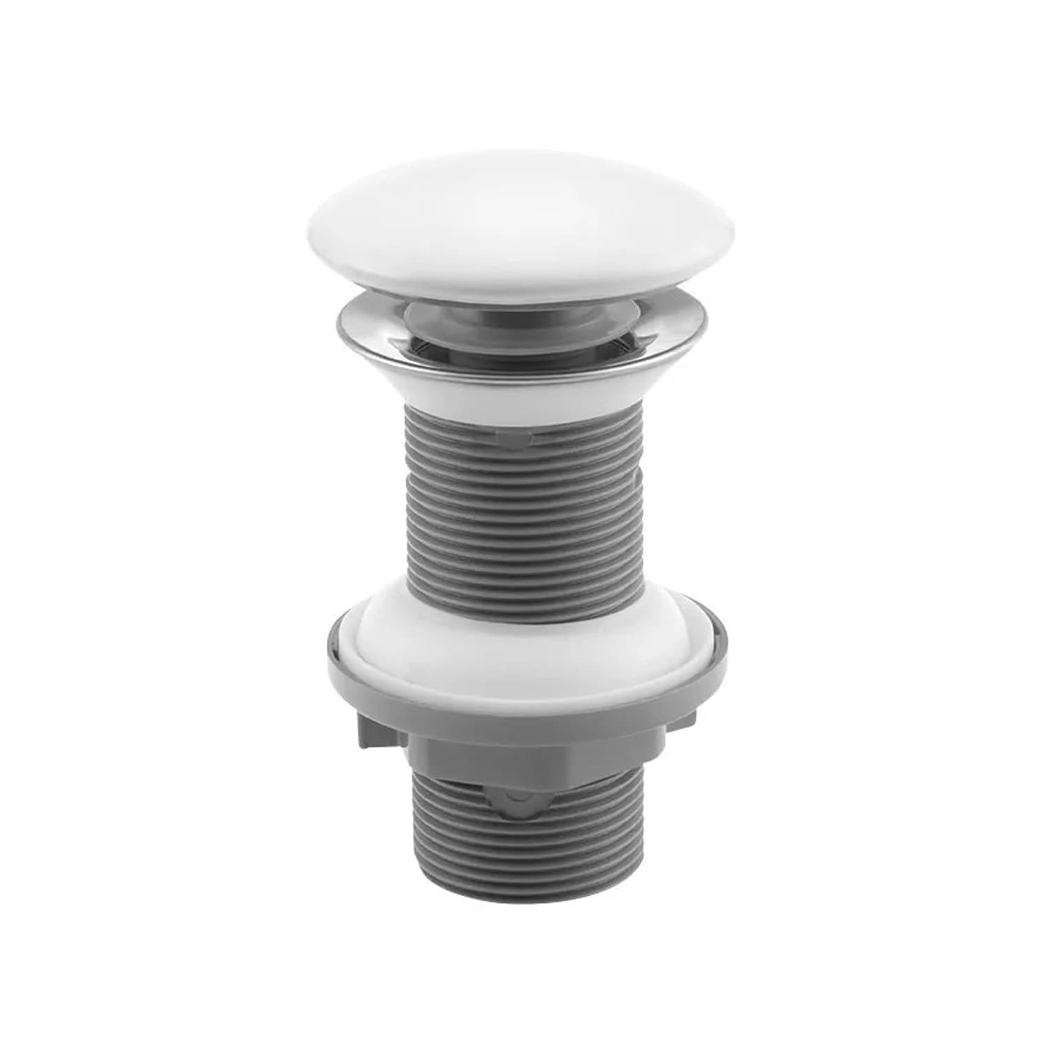 Piletta Scarico Click Clack Infinity Senza Troppopieno Nymo Bianco Lucido - 3