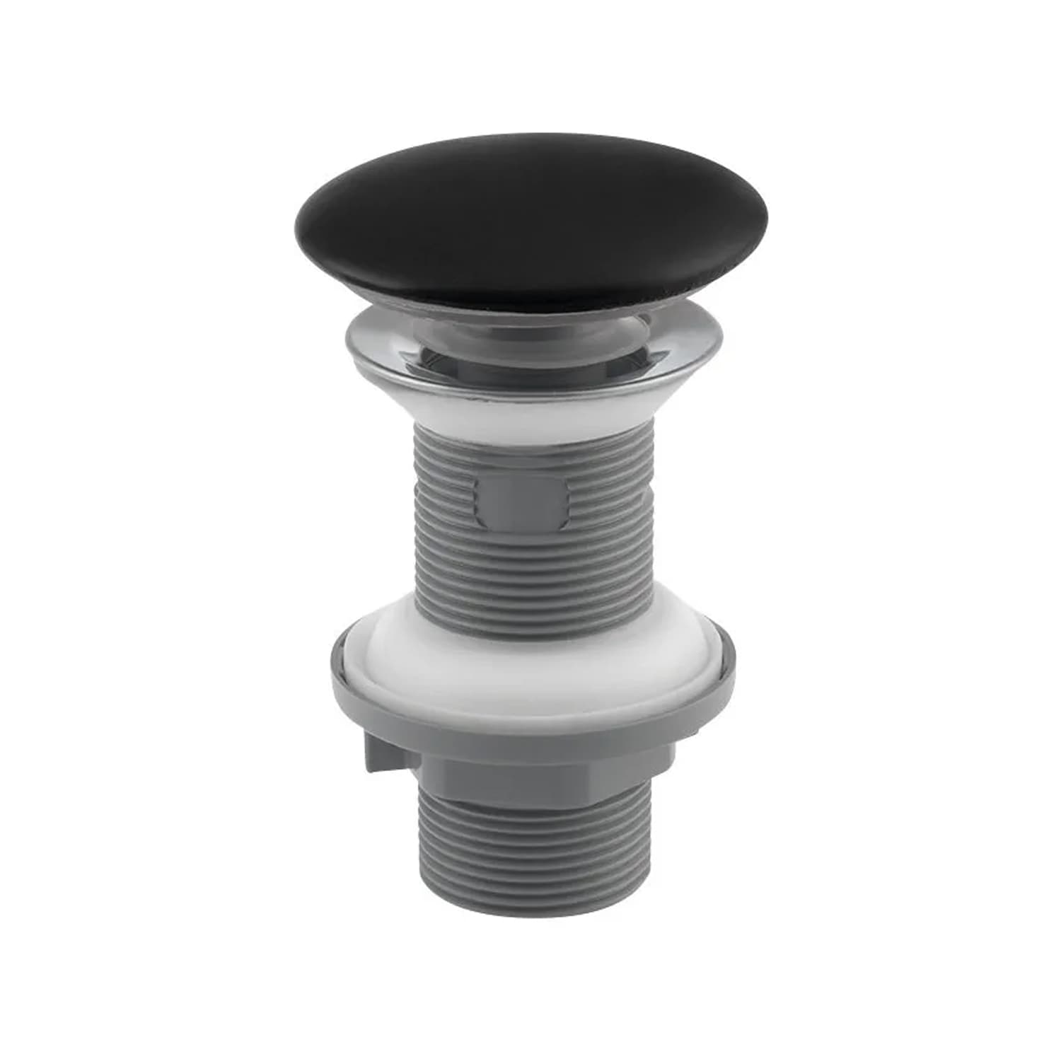 Piletta Scarico Click Clack Infinity Senza Troppopieno Nymo Nero Opaco - 3