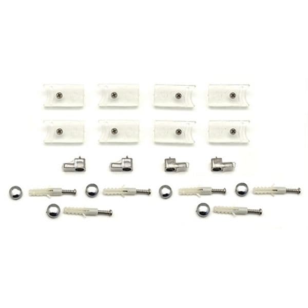Kit Accessori di Fissaggio per Box Doccia Linea Essential Dhimp - 3