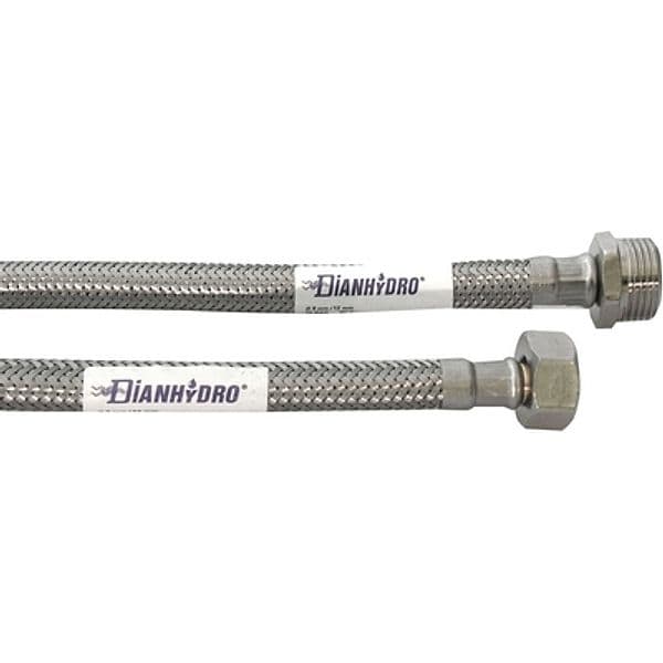 Flessibile INOX Modello Normale Cm 100 Dh MF 1/2 x 1/2 - 3
