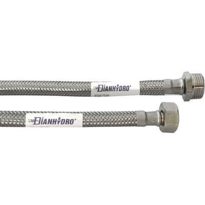Flessibile INOX Modello Normale Cm 100 Dh MF ½ x ½ - 3