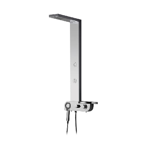 Parete Attrezzata Florencia Nymo Acciaio INOX Lucidato - 3