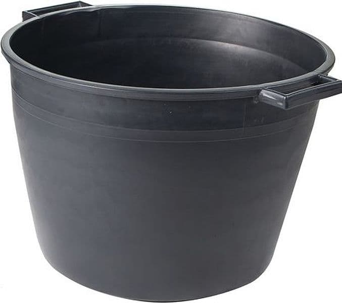 Cassa Macerie Tonda in PP Nero 40 L FF 450 mm x 350 x 355 - 3