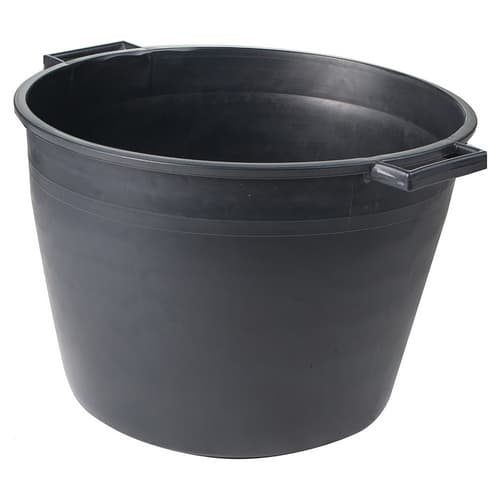 Cassa Macerie Tonda in PP Nero 40 L FF 450 mm x 350 x 355 - 3