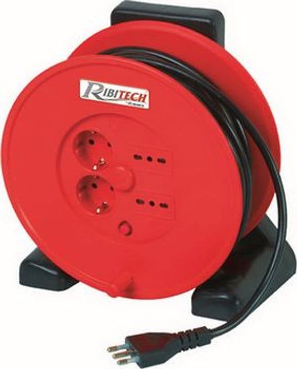 Avvolgicavo Elettrico 20 m Ribim - 3