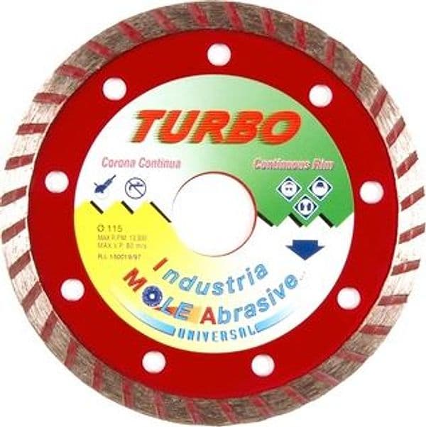 Disco Diamantato Turbo Hobby FF Ø 115 mm - 3