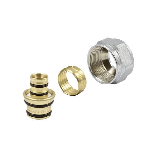 Adattatori Cromati Tubi Multistrato 24 x Tiemm 16 x 2,0 24 x 19 Fil (Ø 16) - 3