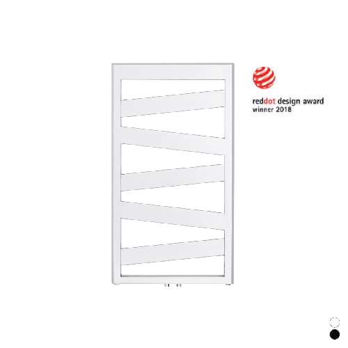 Termoarredo Zehnder Ribbon H 965 Bianco Largh 50 cm - 3