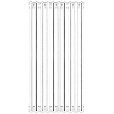 Radiatore Tubolare in Acciaio 4 Colonne Scomponibile Ercos 430 A40660 a 06 - 2