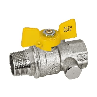 Valvola a Sfera per Gas MF con Presa di Pressione Bugat 1 DN 25 - 2