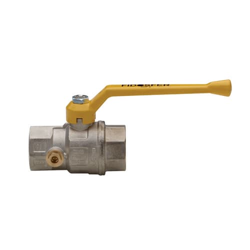 Valvola a Sfera per Gas a Passaggio Totale Diritta C Presa Rb 11 x 4 DN 32 - 2