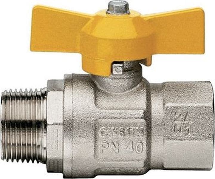 Valvola a Sfera Gas MF a Farfalla Mod London Itap 1 DN 25