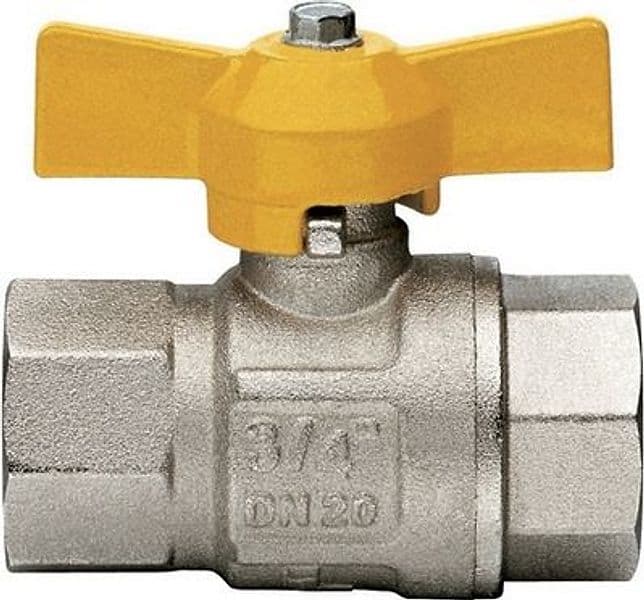 Valvola a Sfera Gas FF con Farfalla Mod London Itap 1 DN 25