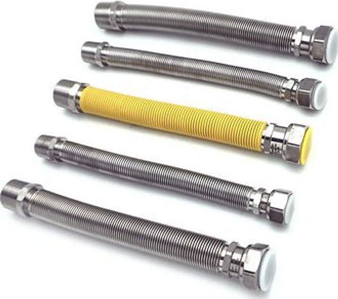 Kit 5 Pezzi Flessibili INOX Estensibili per Caldaie Tecng 220 mm x 420 - 3