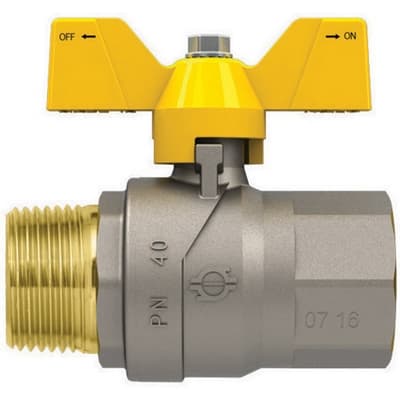 Valvola a Sfera Gas con Farfalla Futurgas MF Fiv ¾ DN 20 - 3