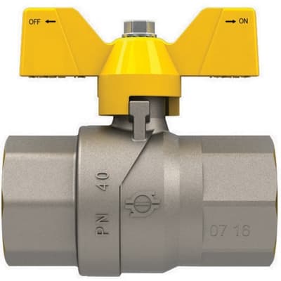 Valvola a Sfera Gas con Farfalla Futurgas FF Fiv 1 DN 25 424 a 5300 a 06 - 2