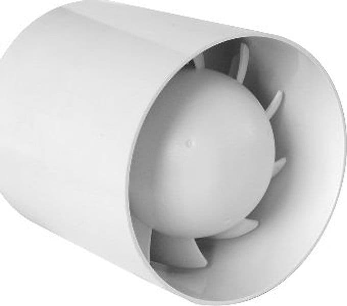 Aspiratore Elicoidale Cilindrico per Condotti First Bianco Ø 120 a 125 - 3
