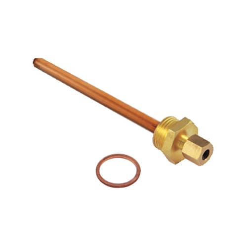 Pozzetto per Sonda per Impianti Solari Tiemm 1/2 x Ø 6 L 123 mm - 3