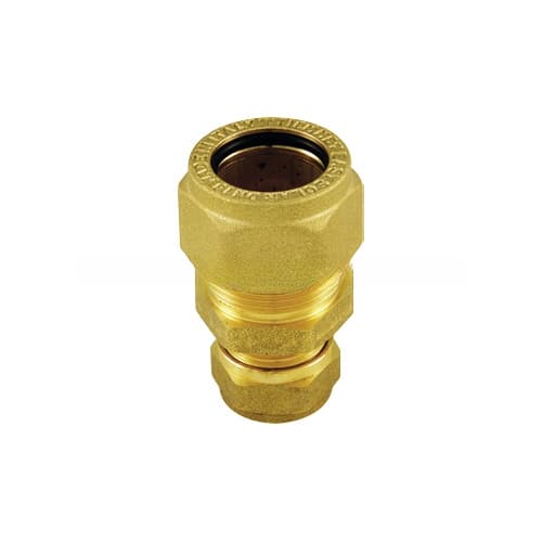 Raccordo Dritto Doppio INOX Rame Easysolar Tiemm DN 16 x 22 x 18 - 3