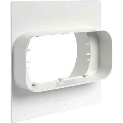 Placca per Passaggio a Muro da Tubo Tondo a Rettangolare First 120 mm x 60 - 3