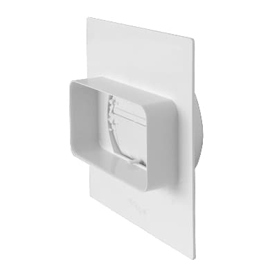Placca Passaggio a Muro da Tubo Tondo First Tubo 120 x 60 Pass Muro 100 - 3