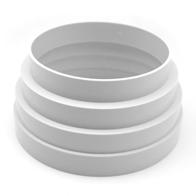 Cono di Riduzione MF in ABS 100 a 125MM per Attacco Giunto First - 3