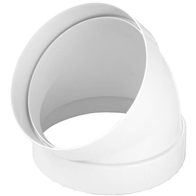 Curva a 45 ° FF in ABS First Ø 100 mm - 3