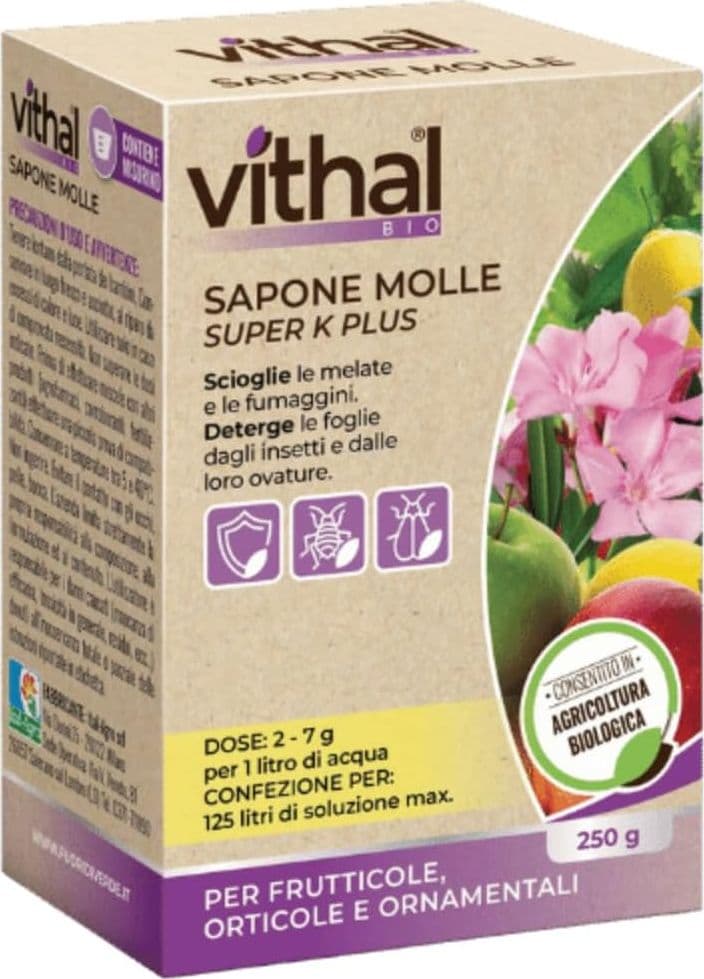 Sapone Molle Super K Plus Vithal Bio 250 g Vithal 3 Pezzi - 7