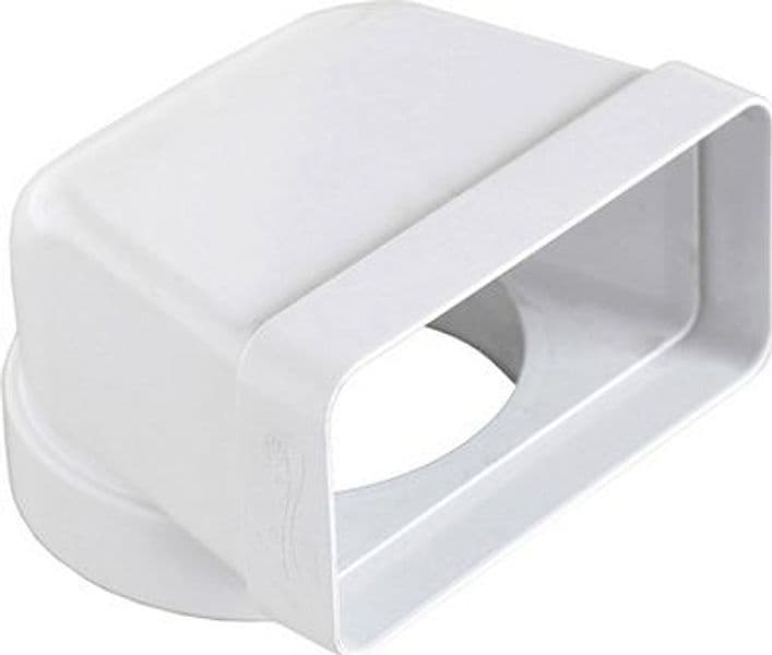 Curva Verticale per Passaggio da Tubo Tondo First Ø 125 x 150 x 70 mm - 3