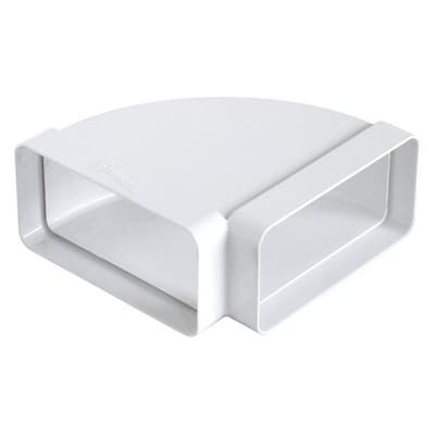 Curva Orizzontale FF in ABS per Tubo Rettangolare First 120 mm x 60 - 3