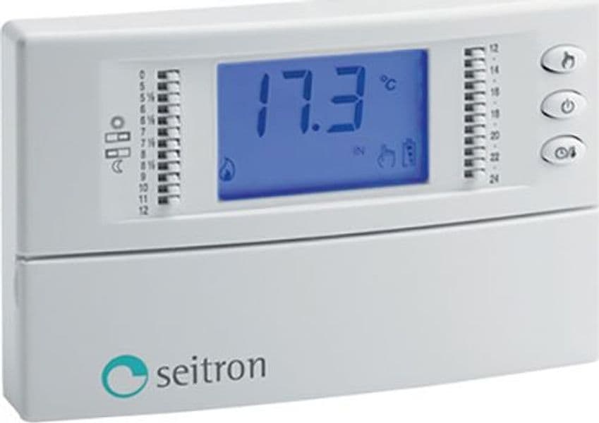 Cronotermostato Digitale Freetime Plus 2 Seitr Bianco – Seitron