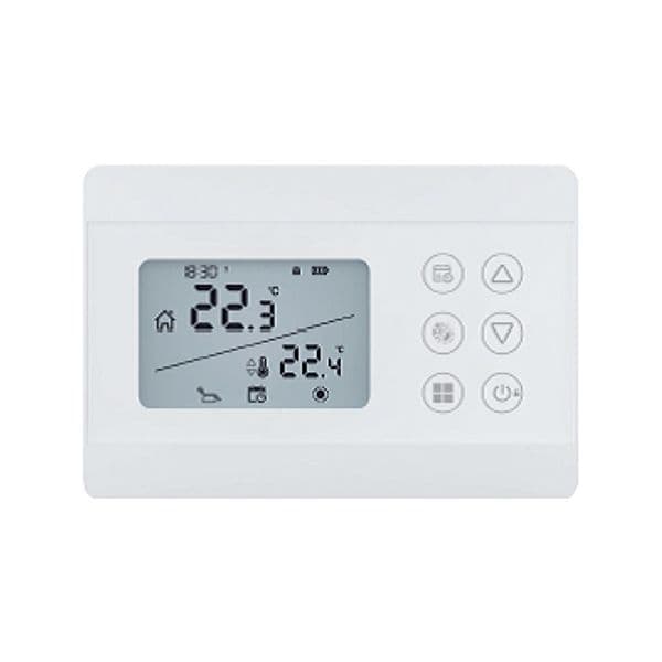 Cronotermostato Settimanale Silver Cr Imit Bianco - 2