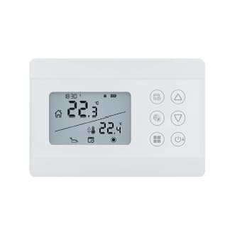 Cronotermostato Settimanale Silver Cr Imit Bianco - 2