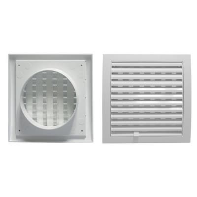 Griglia di Aerazione Quadrate con Imbocco Tondo Dk Ø 100 - 3