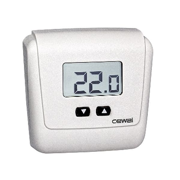 Termostato Elettronico da Parete ET05 Cewal Bianco - 3