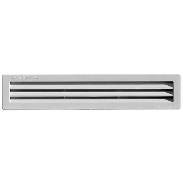 Griglia da Incasso con Rete L 305 x H 60 mm First Bianco – First Plast